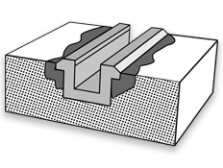 Fitting guide rails graphic